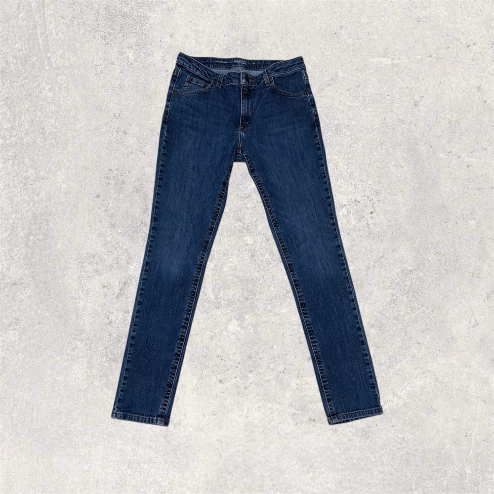 Compass Denim 8 Vintage Slim Straight Jeans Size 8R Medium Wash Blue Jeans